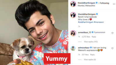 Avneet Kaur finds Siddharth Nigam’s post ‘yummy’