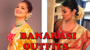 Banarasi Outfits Donned By Mouni Roy And Ankita Lokhande That Are A Must Have This Summer Season
