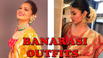 Banarasi Outfits Donned By Mouni Roy And Ankita Lokhande That Are A Must Have This Summer Season