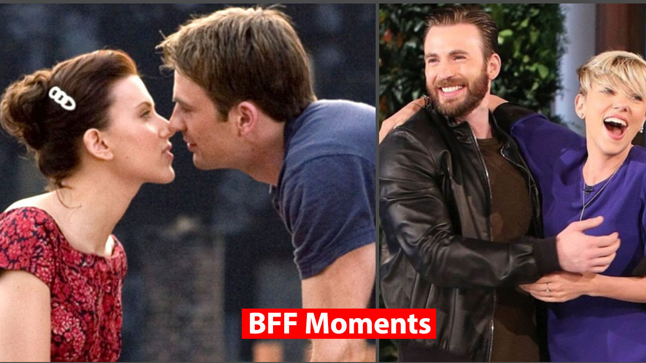 Scarlett johansson and chris evans kissing scene f05