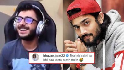 CarryMinati shares a funny video, Bhuvan Bam drops a hilarious comment