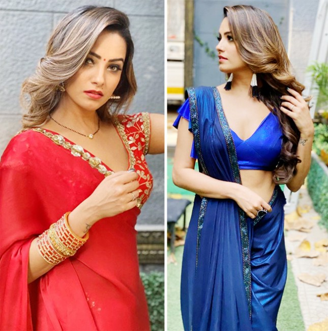 Check Out! Anita Hassanandani’s Quirky Ideas Of Styling A Saree - 0