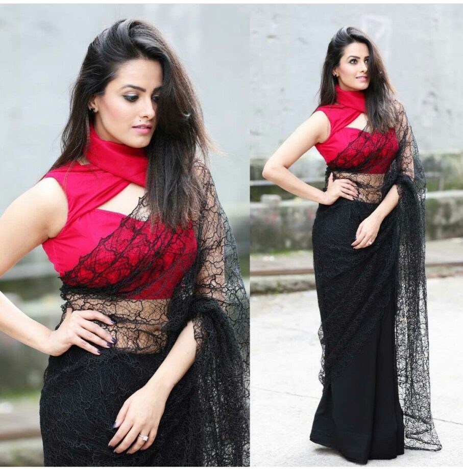 Check Out! Anita Hassanandani’s Quirky Ideas Of Styling A Saree - 7