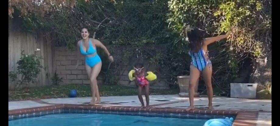 Check out: Sunny Leone takes a dip in the pool