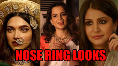 Deepika Padukone, Kangana Ranaut, And Anushka Sharma Will Leave You Speechless In These Fabulous Nose Ring Looks