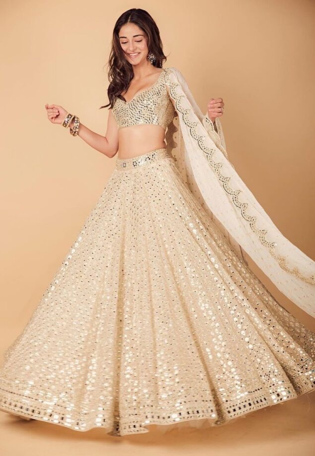 Disha Patani, Kiara Advani, Ananya Panday: The Lady In Gorgeous Sequin Lehenga - 5