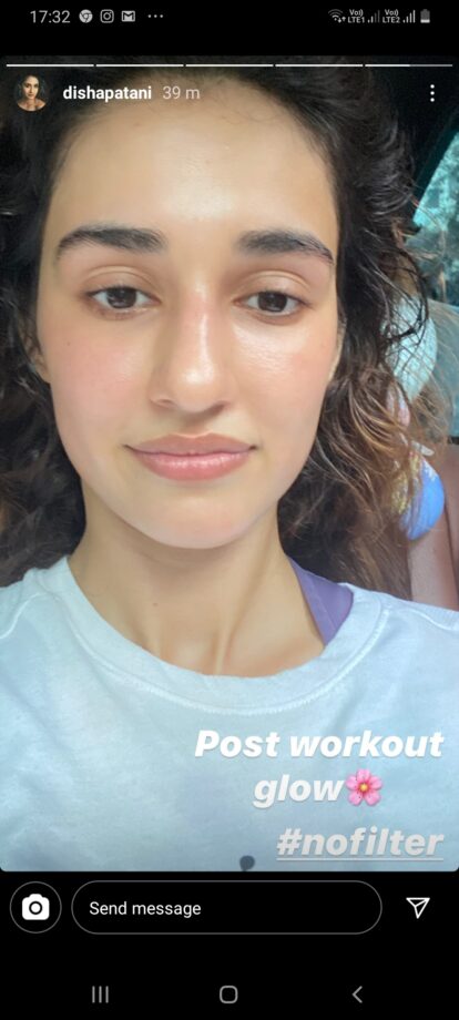 Disha Patani’s latest post workout glow selfie is WOW 1