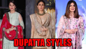 Drape Your Dupatta Just Like Anushka Sharma, Kareena Kapoor, Priyanka Chopra With Elegance In This Wedding Season!
