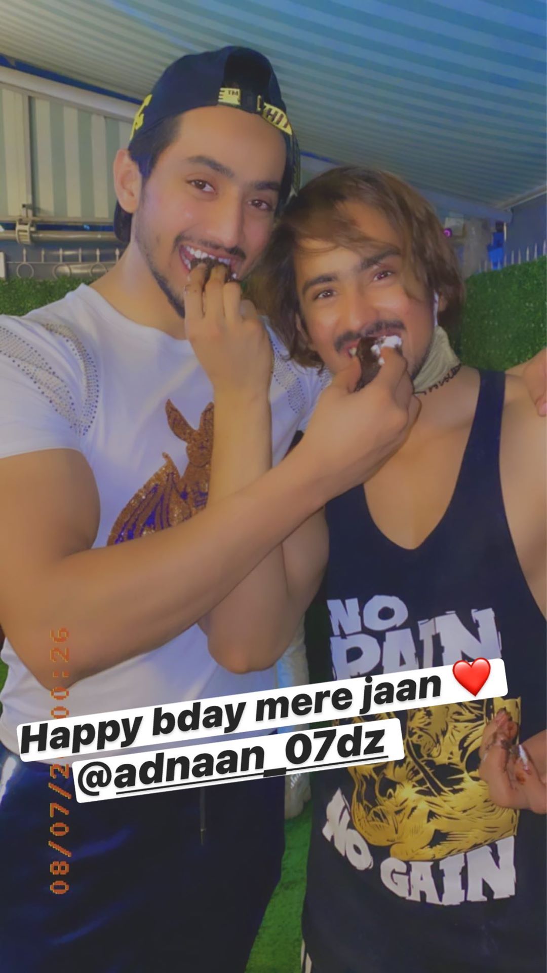 Faisu wishes Adnaan Shaikh, writes 'happy bday mere jaan'