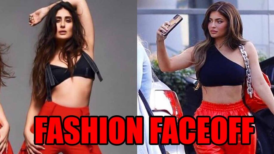 Fashion Faceoff: Kareena Kapoor VS Kylie Jenner In Red Hot Pant With Crop Top: Who Wore Similar Outfit Better?