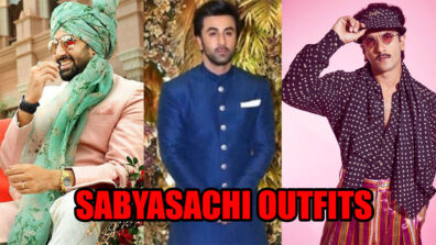 From Abhishek Bachchan To Ranveer Singh: Celebs Rocked In Sabyasachi’s Unique Outfit Collection