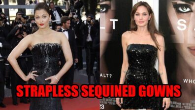 From Aishwarya Rai Bachchan To Angelina Jolie: When Celebrities Fell In Love With Strapless Sequined Gowns