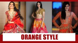 Go Orange! Taking Inspiration From Jacqueline Fernandez, Ananya Panday And Kriti Sanon For Ethnic Wardrobe