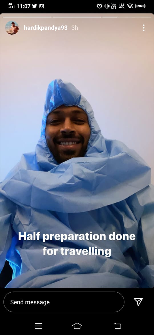 Hardik Pandya's PPE kit selfie looks super cool, where is he heading? 1