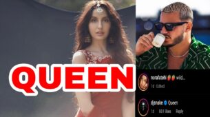 Headline: Nora Fatehi’s stunning red hot photo sets the internet on fire, DJ Snake comments ‘Queen’