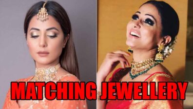 Hina Khan’s Love For Matching Jewellery; Here’s Proof