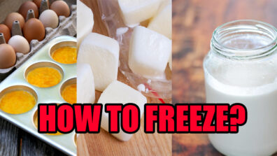 How To Freeze Cheese, Milk, Yogurt, And Eggs?