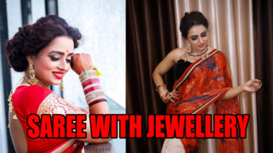 How To Make The Perfect Combination Of Jewellery With Saree? Take Tips From Yeh Rishta Kya Kehlata Hai Fame Parul Chauhan