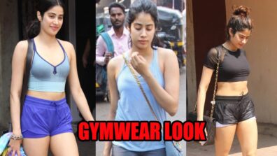 Janhvi Kapoor Gymwear Look