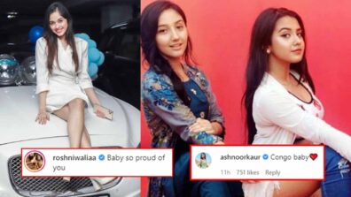 Jannat Zubair shares first picture of her swanky Jaguar, Ashnoor Kaur and Roshni Walia congratulate