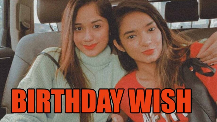 Jannat Zubair's special birthday wish for Anushka Sen