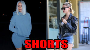 Kim Kardashian And Hailey Bieber Look A HOTTIE In Shorts