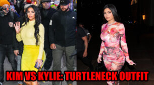 Kim Kardashian VS Kylie Jenner: Who Looks Hot In Turtleneck Outfit?