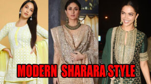 Modern Sharara Style: Nora Fatehi, Kareena Kapoor And Deepika Padukone Looking Like A Gleam Of Sunshine