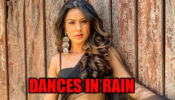 Naagin fame Nia Sharma dances in the rain