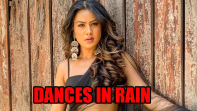 Naagin fame Nia Sharma dances in the rain