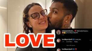 Natasa Stankovic gets a special kiss from Hardik Pandya in her latest Instagram photo, Hardik says, ‘❤️ Love you’