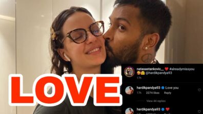 Natasa Stankovic gets a special kiss from Hardik Pandya in her latest Instagram photo, Hardik says, ‘❤️ Love you’