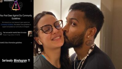 Natasa Stankovic shocked as Instagram deletes kissing photo with hubby Hardik Pandya