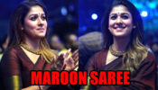 Nayanthara’s Cotton Maroon Saree Is A Must-Have This Festive Season, Here’s Why