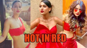 Nia Sharma HOT IN RED