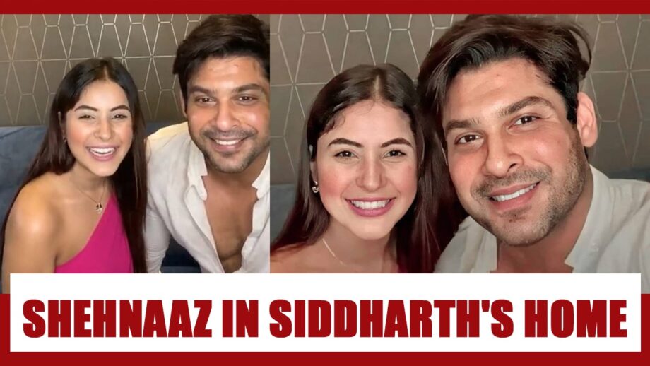 OMG: Post lockdown, Shehnaaz Gill visits Siddharth Shukla's house and go live together