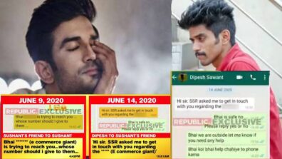 Personal WhatsApp chat of Sushant Singh Rajput’s helper Dipesh Sawant from June 14, the day of death