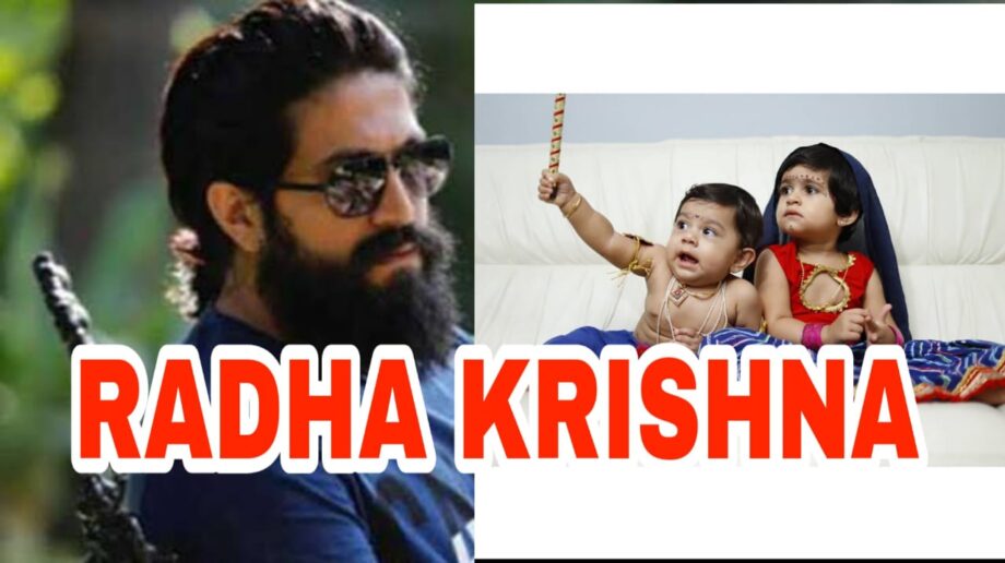 "Radhe Krishna...Radhe Krishna" - KGF superstar Yash posts an adorable photo of his children on Janmashtami
