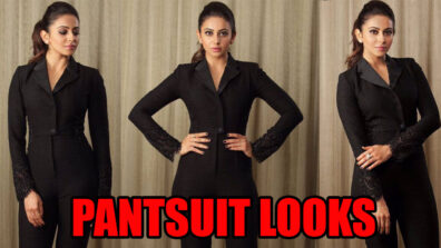 Rakul Preet Singh’s Chic And Comfy Pantsuit Outfit Ideas