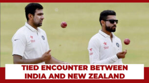 Revisiting The Tied Encounter Between India And New Zealand Lead By Spin Twin Jadeja-Ashwin