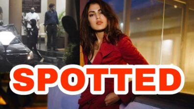 Rhea Chakraborty SPOTTED coming out of DRDO office after third day of CBI grilling