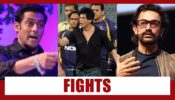 Salman Khan, Shah Rukh Khan, Aamir Khan: Media fights caught on camera