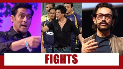 Salman Khan, Shah Rukh Khan, Aamir Khan: Media fights caught on camera