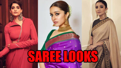 Saree Lovers! Sonam Kapoor, Shraddha Kapoor, And Anushka Sharma’s Awesome Saree Blouse Designs