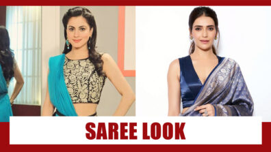 Shraddha Arya And Karishma Tanna’s Sarees And Blouse Designs That You Can Take Inspiration From