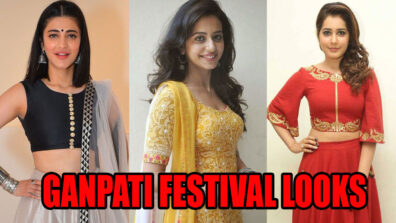 Shruti Haasan, Rakul Preet Singh, And Rashi Khanna’s Traditional Outfits Are All You Need This Ganpati Festival Season