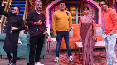 Singer Mika and cast of Your Honor on The Kapil Sharma Show 