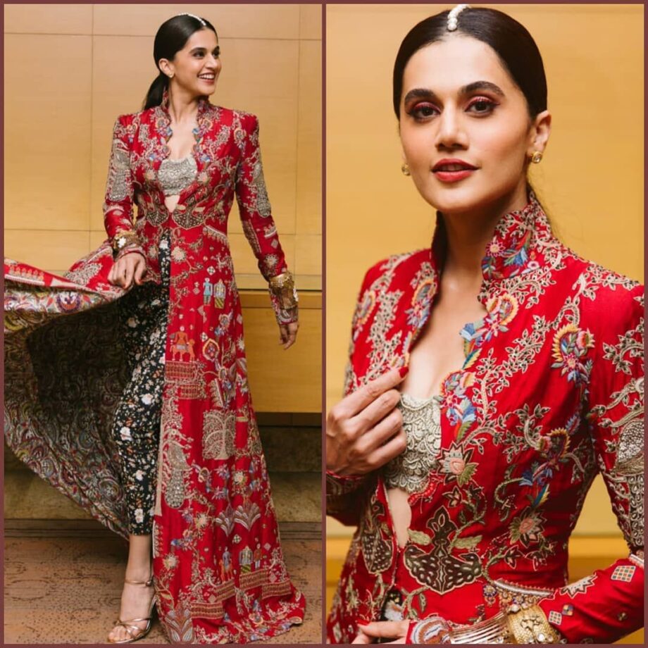 Sonam Kapoor, Taapsee Pannu, And Janhvi Kapoor In Anamika Khanna’s outfits - 2