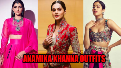 Sonam Kapoor, Taapsee Pannu, And Janhvi Kapoor In Anamika Khanna’s outfits