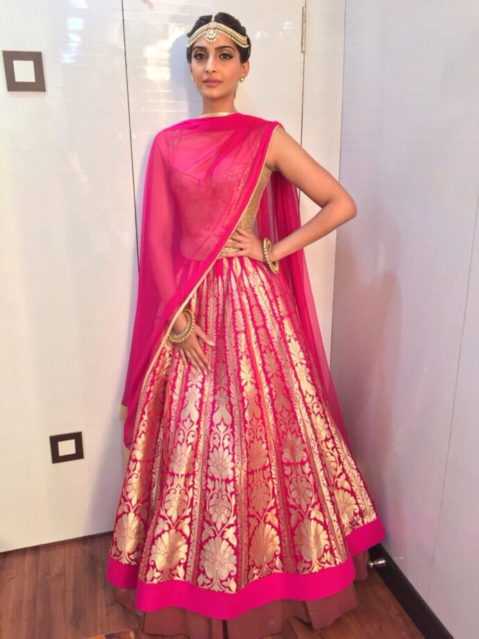 Sonam Kapoor VS Alia Bhatt VS Karisma Kapoor: Who Pulled Off Banarsi Lehenga Better? - 1